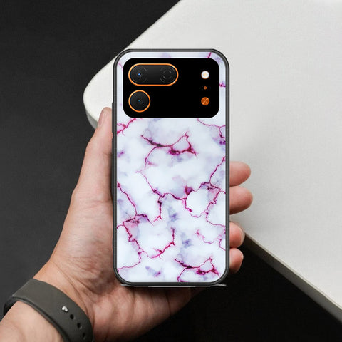 Tecno Spark 50 Pro Cover - White Marble Series - HQ Premium Shine Durable Shatterproof Case