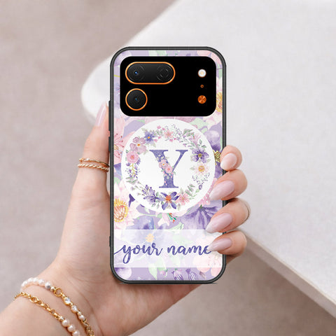 Tecno Spark 50 Pro Cover - Personalized Alphabet Series - HQ Premium Shine Durable Shatterproof Case