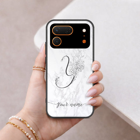 Tecno Spark 50 Pro Cover - Personalized Alphabet Series - HQ Premium Shine Durable Shatterproof Case
