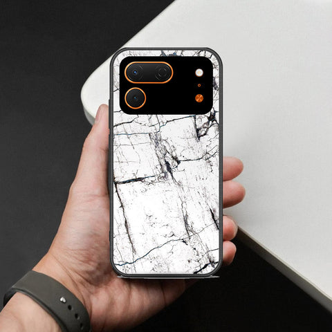 Tecno Spark 50 Pro Cover - White Marble Series 2 - HQ Premium Shine Durable Shatterproof Case