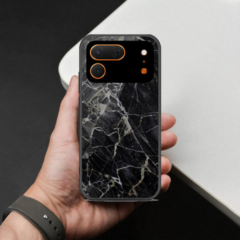 Tecno Spark 50 Pro Cover - Black Marble Series - HQ Premium Shine Durable Shatterproof Case