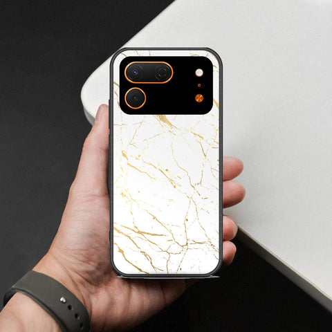 Tecno Spark 50 Pro Cover - White Marble Series 2 - HQ Premium Shine Durable Shatterproof Case