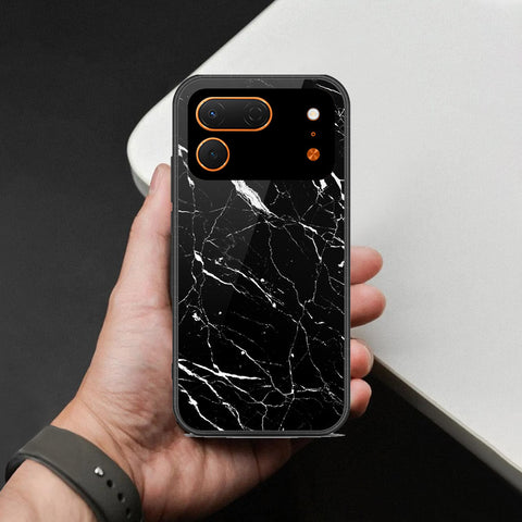 Tecno Spark 50 Pro Cover - Black Marble Series - HQ Premium Shine Durable Shatterproof Case