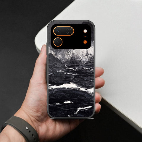 Tecno Spark 50 Pro Cover - Black Marble Series - HQ Premium Shine Durable Shatterproof Case