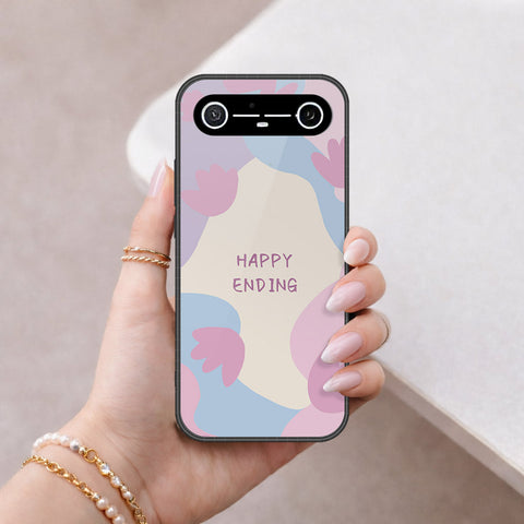 Tecno Spark Slim Cover - Happy Series - HQ Ultra Shine Premium Infinity Glass Soft Silicon Borders Case