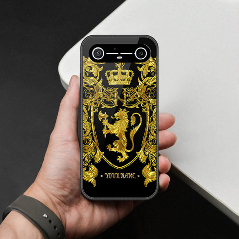 Tecno Pova Slim Cover - Gold Series - HQ Ultra Shine Premium Infinity Glass Soft Silicon Borders Case
