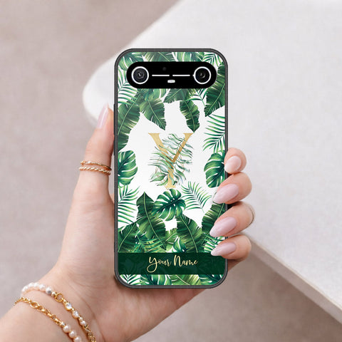 Tecno Spark Slim Cover - Personalized Alphabet Series - HQ Ultra Shine Premium Infinity Glass Soft Silicon Borders Case