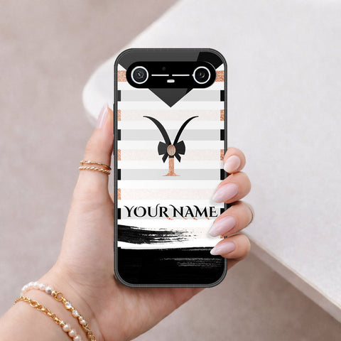 Tecno Spark Slim Cover - Personalized Alphabet Series - HQ Ultra Shine Premium Infinity Glass Soft Silicon Borders Case