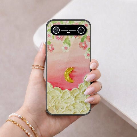 Tecno Spark Slim Cover - Floral Series - Design 7 - Pink & Yellow - HQ Ultra Shine Premium Infinity Glass Soft Silicon Borders Case