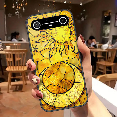 Tecno Pova Slim Cover - Celestial Starry Universe Series - HQ Ultra Shine Premium Infinity Glass Soft Silicon Borders Case