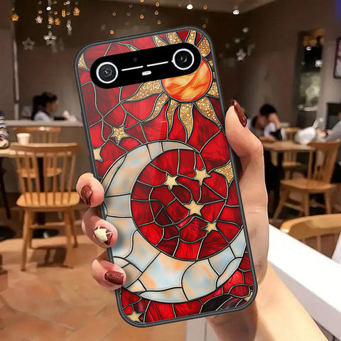 Tecno Pova Slim Cover - Celestial Starry Universe Series - HQ Ultra Shine Premium Infinity Glass Soft Silicon Borders Case