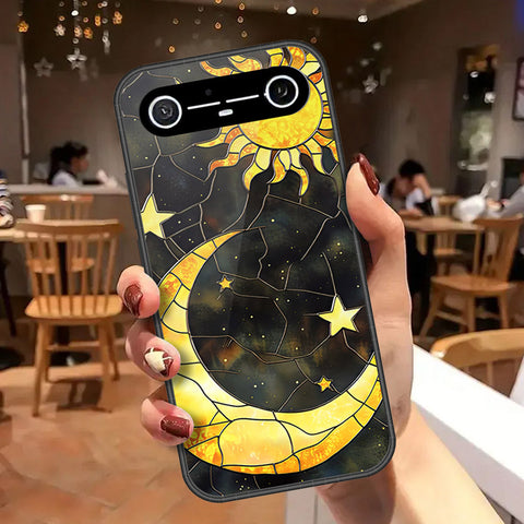 Tecno Pova Slim Cover - Celestial Starry Universe Series - HQ Ultra Shine Premium Infinity Glass Soft Silicon Borders Case