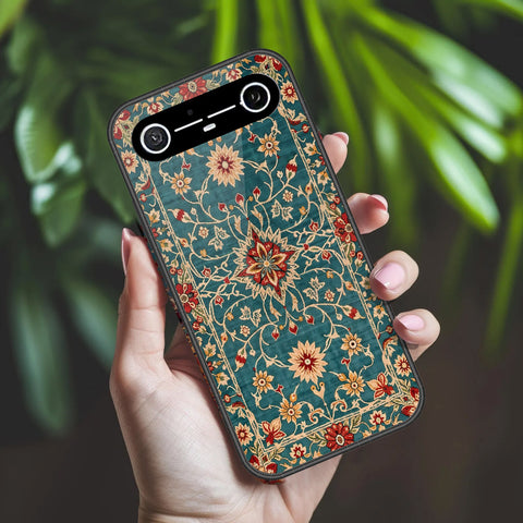 Tecno Spark Slim Cover - ONation Persian Rugs Series 2 - HQ Ultra Shine Premium Infinity Glass Soft Silicon Borders Case