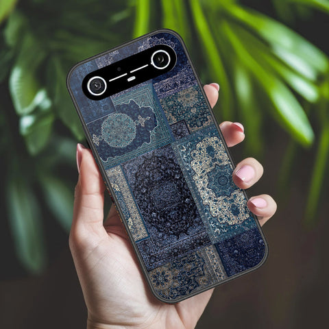 Tecno Spark Slim Cover - ONation Persian Rugs Series 2 - HQ Ultra Shine Premium Infinity Glass Soft Silicon Borders Case