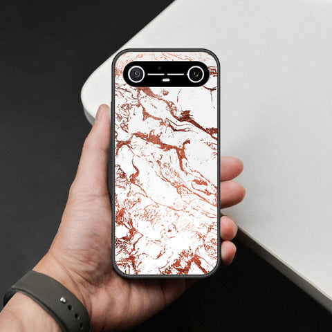 Tecno Pova Slim Cover - White Marble Series 2 - HQ Ultra Shine Premium Infinity Glass Soft Silicon Borders Case