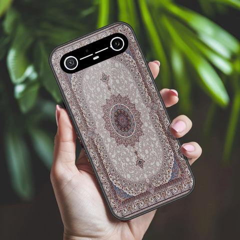 Tecno Spark Slim Cover - ONation Persian Rugs Series 2 - HQ Ultra Shine Premium Infinity Glass Soft Silicon Borders Case