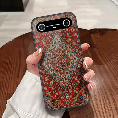 Tecno Spark Slim Cover - ONation Persian Rugs Series - HQ Ultra Shine Premium Infinity Glass Soft Silicon Borders Case