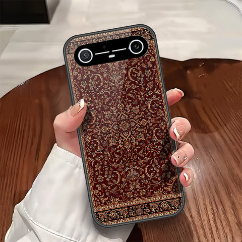 Tecno Spark Slim Cover - ONation Persian Rugs Series - HQ Ultra Shine Premium Infinity Glass Soft Silicon Borders Case