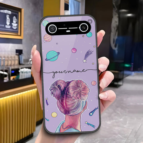 Tecno Spark Slim Cover - ONation Your Name Series - HQ Ultra Shine Premium Infinity Glass Soft Silicon Borders Case