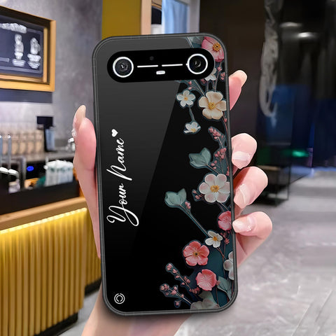 Tecno Spark Slim Cover - ONation Your Name Series - HQ Ultra Shine Premium Infinity Glass Soft Silicon Borders Case