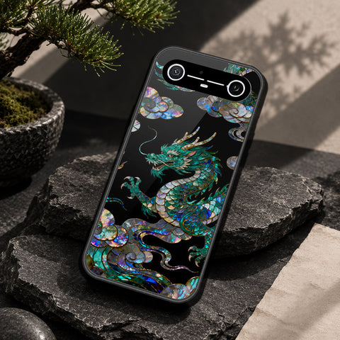 Tecno Spark Slim Cover - Pearl Dynasty Series - HQ Ultra Shine Premium Infinity Glass Soft Silicon Borders Case