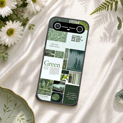 Tecno Pova Slim Cover - ONation Aesthetic Collage Series - HQ Ultra Shine Premium Infinity Glass Soft Silicon Borders Case