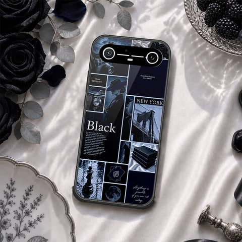 Tecno Pova Slim Cover - ONation Aesthetic Collage Series - HQ Ultra Shine Premium Infinity Glass Soft Silicon Borders Case