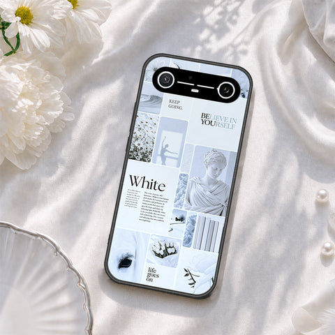 Tecno Pova Slim Cover - ONation Aesthetic Collage Series - HQ Ultra Shine Premium Infinity Glass Soft Silicon Borders Case