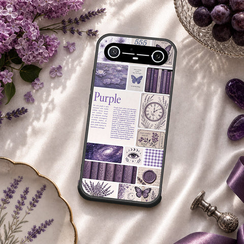 Tecno Pova Slim Cover - ONation Aesthetic Collage Series - HQ Ultra Shine Premium Infinity Glass Soft Silicon Borders Case