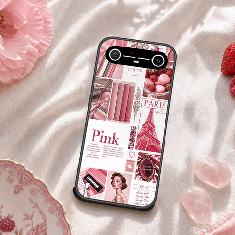 Tecno Pova Slim Cover - ONation Aesthetic Collage Series - HQ Ultra Shine Premium Infinity Glass Soft Silicon Borders Case