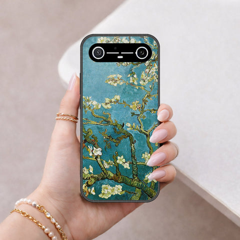 Tecno Spark Slim Cover - Floral Series 2 - HQ Ultra Shine Premium Infinity Glass Soft Silicon Borders Case