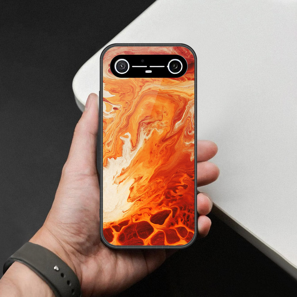 Tecno Spark Slim Cover - Mystic Marble Series - HQ Ultra Shine Premium Infinity Glass Soft Silicon Borders Case