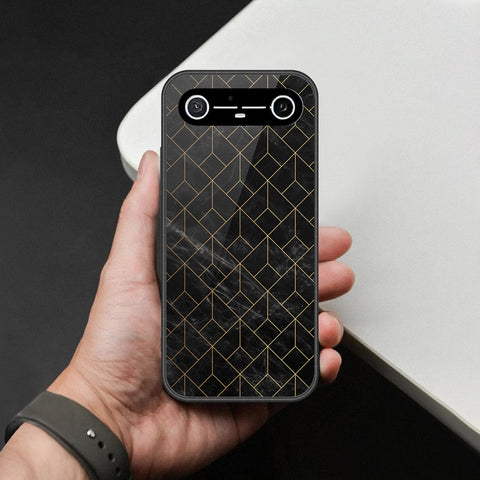 Tecno Spark Slim Cover - Black Marble Series - HQ Ultra Shine Premium Infinity Glass Soft Silicon Borders Case