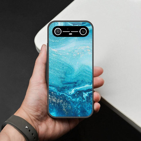 Tecno Spark Slim Cover - Mystic Marble Series - HQ Ultra Shine Premium Infinity Glass Soft Silicon Borders Case