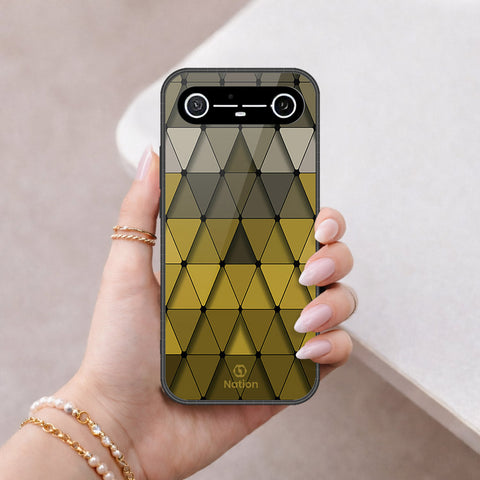 Tecno Spark Slim Cover - Onation Pyramid Series - HQ Ultra Shine Premium Infinity Glass Soft Silicon Borders Case