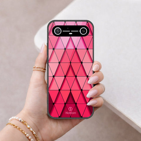 Tecno Spark Slim Cover - Onation Pyramid Series - HQ Ultra Shine Premium Infinity Glass Soft Silicon Borders Case