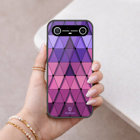 Tecno Spark Slim Cover - Onation Pyramid Series - HQ Ultra Shine Premium Infinity Glass Soft Silicon Borders Case