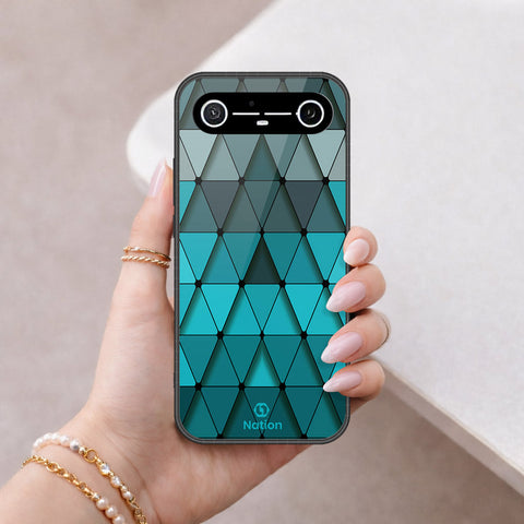 Tecno Spark Slim Cover - Onation Pyramid Series - HQ Ultra Shine Premium Infinity Glass Soft Silicon Borders Case