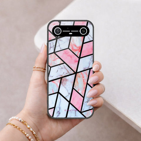 Tecno Spark Slim Cover - O'Nation Shades of Marble Series - HQ Ultra Shine Premium Infinity Glass Soft Silicon Borders Case