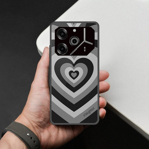 Tecno Pova 6 - O'Nation Heartbeat Series - HQ Ultra Shine Premium Infinity Glass Soft Silicon Borders Case