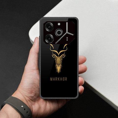 Tecno Pova 6 - Markhor Series - HQ Ultra Shine Premium Infinity Glass Soft Silicon Borders Case