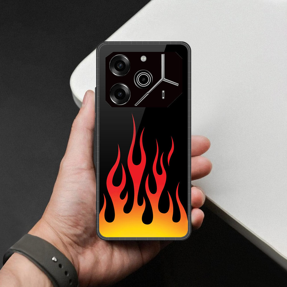 Tecno Pova 6 - Stellar Series - HQ Ultra Shine Premium Infinity Glass Soft Silicon Borders Case