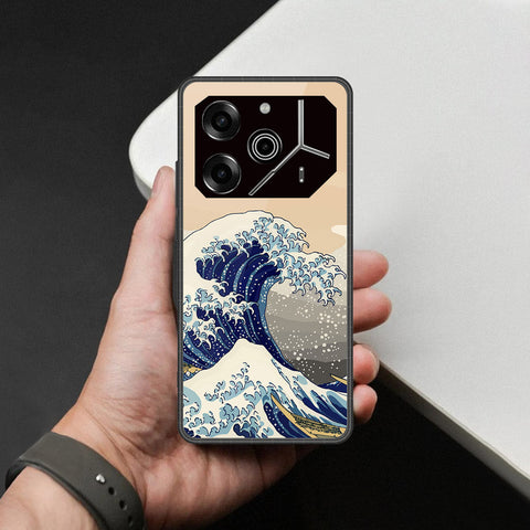 Tecno Pova 6 Pro - Stellar Series - HQ Ultra Shine Premium Infinity Glass Soft Silicon Borders Case