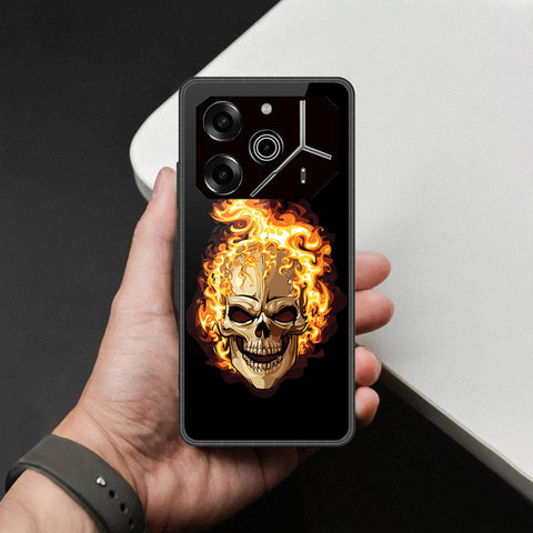 Tecno Pova 6 Pro - Stellar Series - HQ Ultra Shine Premium Infinity Glass Soft Silicon Borders Case