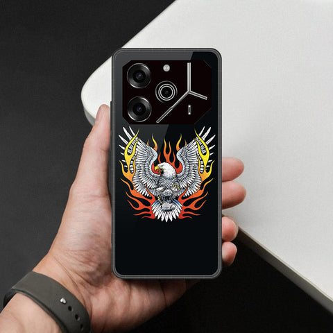 Tecno Pova 6 - Stellar Series - HQ Ultra Shine Premium Infinity Glass Soft Silicon Borders Case