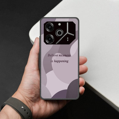 Tecno Pova 6 - Happy Series - HQ Ultra Shine Premium Infinity Glass Soft Silicon Borders Case