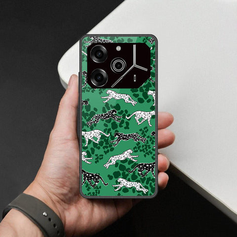 Tecno Pova 6 - Hustle Series - HQ Ultra Shine Premium Infinity Glass Soft Silicon Borders Case