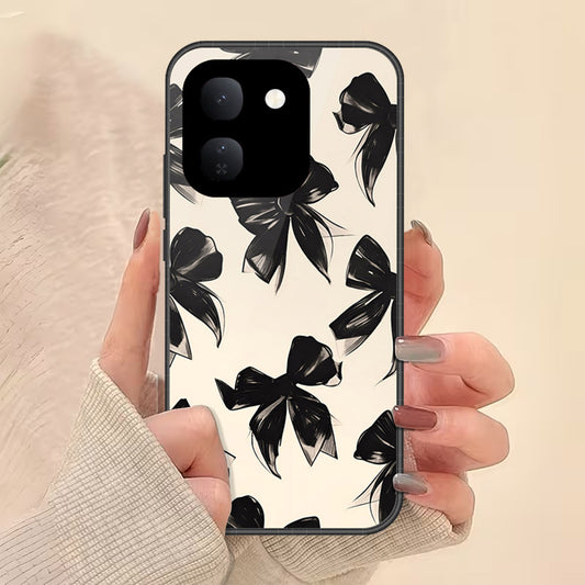 Vivo V80 Lite Cover - Onation Bow Series - HQ Premium Shine Durable Shatterproof Case