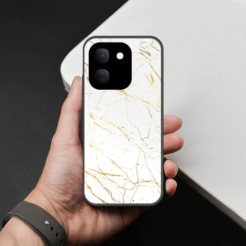 Vivo V80 Lite Cover - White Marble Series 2 - HQ Premium Shine Durable Shatterproof Case