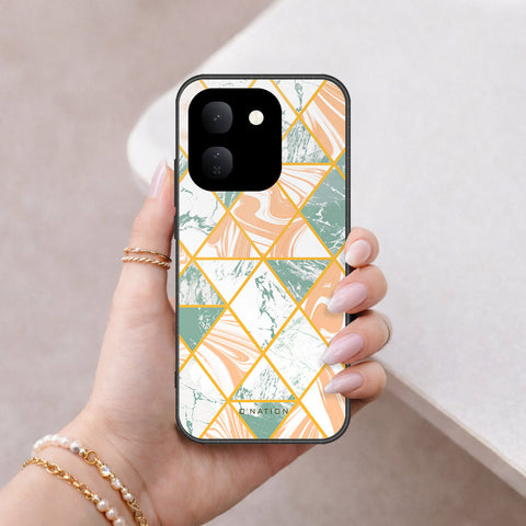 Vivo V80 Lite Cover - O'Nation Shades of Marble Series - HQ Premium Shine Durable Shatterproof Case